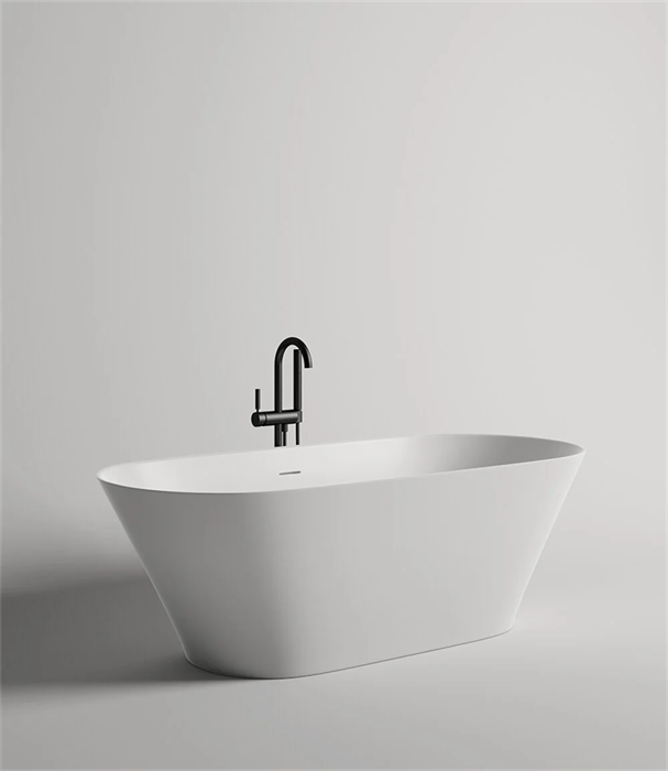 Ванна Salini Mona 180 x 80 х 59 см, из искусственного камня S-Stone, белый матовый (102921M) 26142 - фото 1572