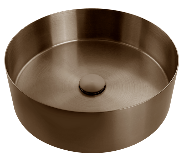 Раковина AltroBagno Luna 001004 BrAn из нержавеющей стали, состаренная бронза 26195