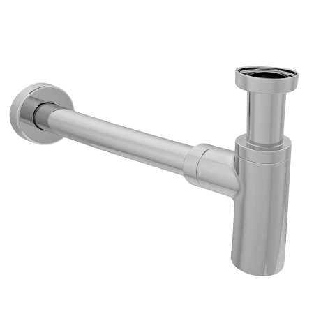 Сифон для раковины круглый AquaMare металлический хром (AQM395) 26226