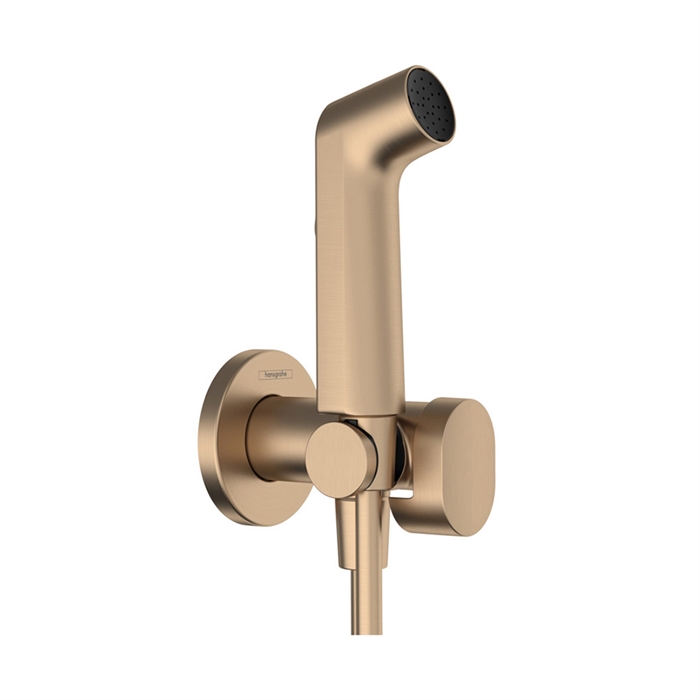 Гигиенический душ Hansgrohe EcoSmart+ S 1jet,  со смесителем (требуется скрытая часть 29235180) шлифованная бронза (29232140) 10050 - фото 284