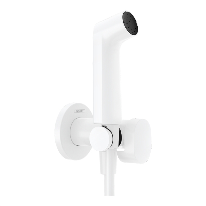 Гигиенический душ Hansgrohe EcoSmart+ S 1jet со смесителем (требуется скрытая часть 29235180) белый матовый (29232700) 10055 - фото 295