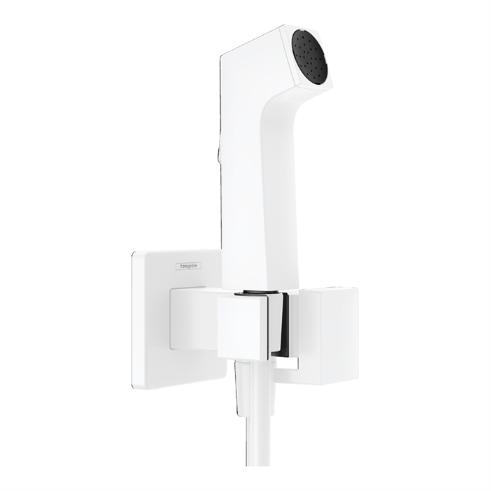 Гигиенический душ Hansgrohe EcoSmart+ E 1jet,  со смесителем (требуется скрытая часть 29235180) белый матовый (29233700) 10059 - фото 307