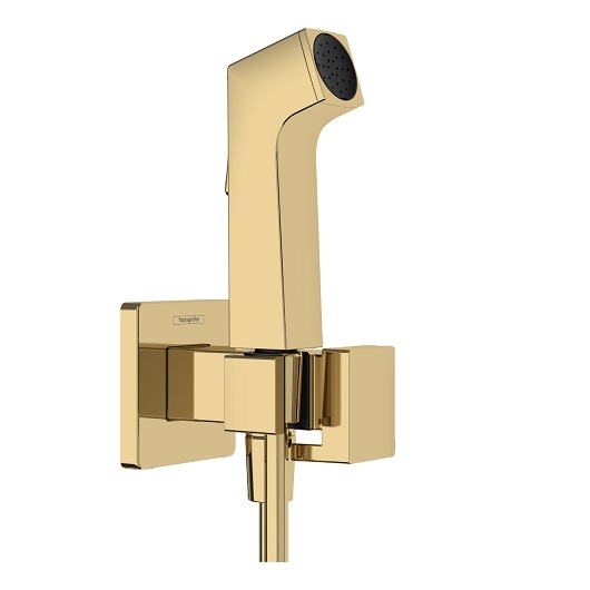 Гигиенический душ Hansgrohe EcoSmart+ E 1jet,  со смесителем (требуется скрытая часть 29235180) золото глянец (29233990) 10061 - фото 316