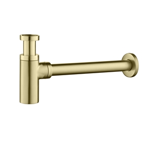 Сифон для раковины TIMO (Тимо) цвет золото матовое (958/17L) 10027
