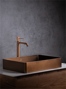 Раковина AltroBagno Astro 001020 BrAn из нержавеющей стали, состаренная бронза 26207