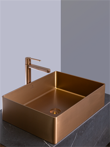 Раковина AltroBagno Accordo 001011 RaSp из нержавеющей стали, медь матовая 26209