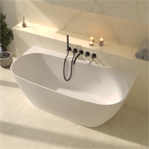 Ванна WHITECROSS (Вайткросс) Make 170x80 (белый мат) иск. камень (0219.170080.200) 10047