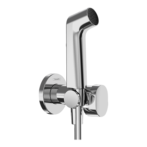 Гигиенический душ Hansgrohe EcoSmart+ S 1jet со смесителем (требуется скрытая часть 29235180) хром глянец (29232000) 10054
