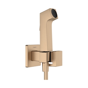 Гигиенический душ Hansgrohe EcoSmart+ E 1jet,  со смесителем (требуется скрытая часть 29235180) шлифованная бронза (29233140) 10057