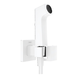 Гигиенический душ Hansgrohe EcoSmart+ E 1jet,  со смесителем (требуется скрытая часть 29235180) белый матовый (29233700) 10059