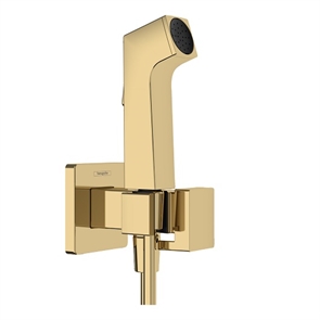 Гигиенический душ Hansgrohe EcoSmart+ E 1jet,  со смесителем (требуется скрытая часть 29235180) золото глянец (29233990) 10061