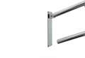 Поручень настенный откидной 800*230 мм, Aquatek POR-0000004, нержавеющая сталь (POR-0000004) 10163