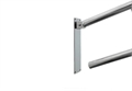 Поручень настенный откидной 620*230 мм, Aquatek POR-0000003, нержавеющая сталь (POR-0000003) 10164