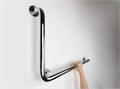 Поручень настенный Г-образный правый 60 см, нерж. сталь глянец AQUATEK (Акватек) POR-0000007 10166