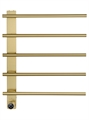 Полотенцесушитель электрический WONZON & WOGHAND NÜRNBERG, Брашированное золото (WW-AL345-BG)