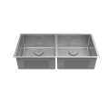 Кухонная мойка Lemark PRORAN 900 прямоугольная с двумя чашами из нержавеющей стали цвет: сталь (9937137) 26169