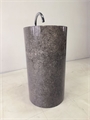 Раковина каменная из натурального мрамора 50*50*90см INDO-MARKET  Silinder MN-63225 отдельностоящая, цвет серый мрамор 26171