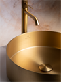 Раковина AltroBagno Luna 001001 OrSp из нержавеющей стали, матовое золото 26192