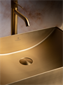Раковина AltroBagno Futuro 001013 OrSp из нержавеющей стали, матовое золото 26198
