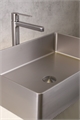 Раковина AltroBagno Solido 001022 MtGr из нержавеющей стали, графит (оружейная сталь) 26201