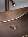 Раковина AltroBagno Futuro 001016 BrAn из нержавеющей стали, состаренная бронза 26206