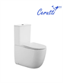 Унитаз-компакт MIRKO Tornado напольный безободковый с бачком и сиденьем с крышкой 620х355х790 мм Ceruttispa (CT11090) 10030