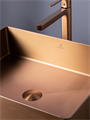 Раковина AltroBagno Solido 001023 RaSp из нержавеющей стали, медь матовая 26210