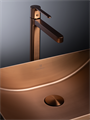 Раковина AltroBagno Futuro 001015 RaSp из нержавеющей стали, медь матовая 26211