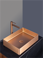 Раковина AltroBagno Astro 001019 RaSp из нержавеющей стали, медь матовая 26212