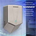 Сушилка для рук ВЫСОКОСКОРОСТНАЯ АНТИВАНДАЛЬНАЯ SONNEN K2022A, 1300 Вт, 150 м/с, IPX1, 72 дБ, нержавеющая сталь, 607191 26222