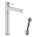 Смеситель для раковины, высокий, однорычажный, Hansgrohe Finoris 260 с набором для биде со шлангом 1,60 м цвет хром (76220000) 10049 - фото 282