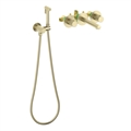 Смеситель термостатический для раковины встраиваемый с гигиеническим душем TIMO (Тимо) Torne цвет золото матовое (2383/17SM) 10089