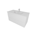 Тумба подвесная Aquatek (Акватек) ВЕГА с керамической раковиной AQ4100-00 1010х545х460 мм белый матовый (AQ77100-MW) 10158
